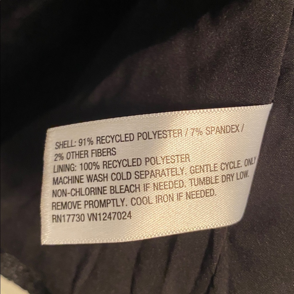 Ava & Viv Black Velour Blazer with Pinstripes - Picture 5 of 6